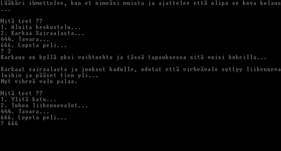 Texti-seikkailu Texti-seikkailu